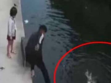 IBA A DEJAR EL PEDIDO Y TERMINÓ SALVANDO LA VIDA DE UNA PEQUEÑA