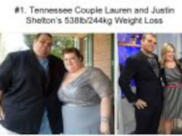 Parejas que bajaron de peso juntas