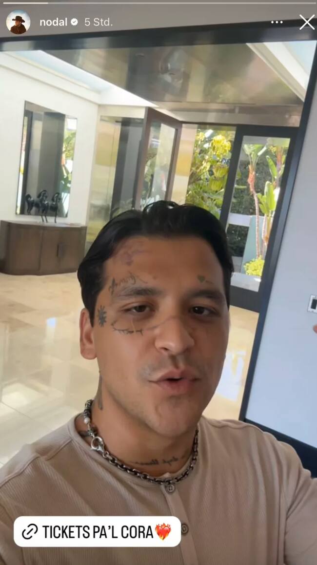 Christian Nodal se habría burlado de su ex novia