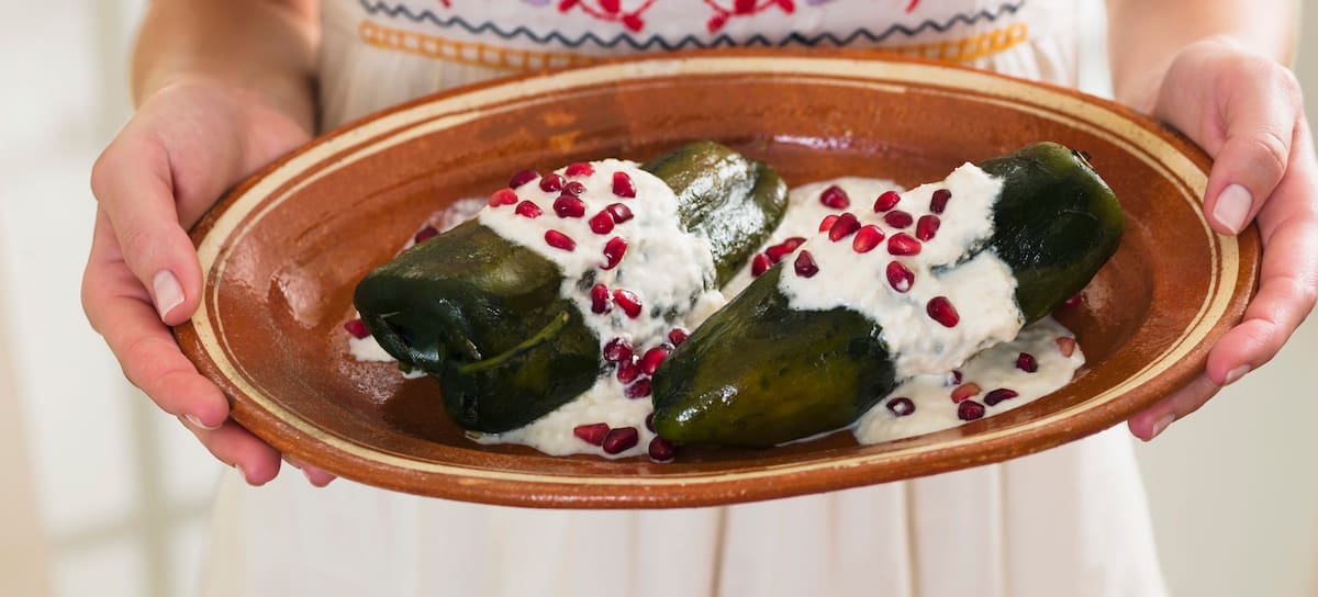 Historia de los chiles en nogada