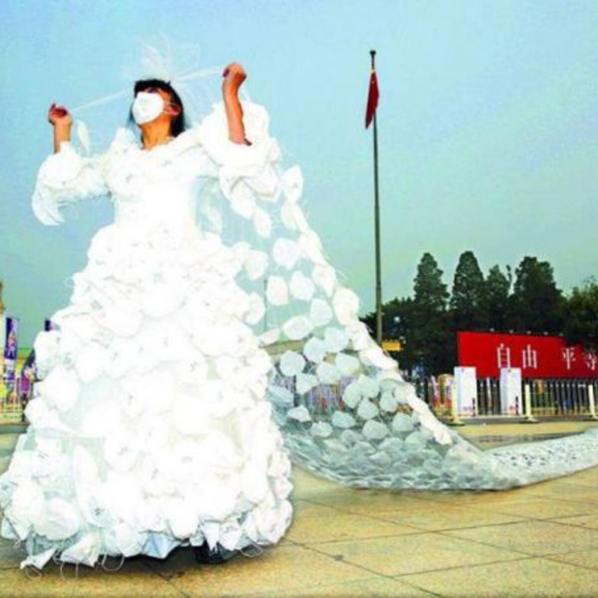 Vestido de novia contra la contaminación