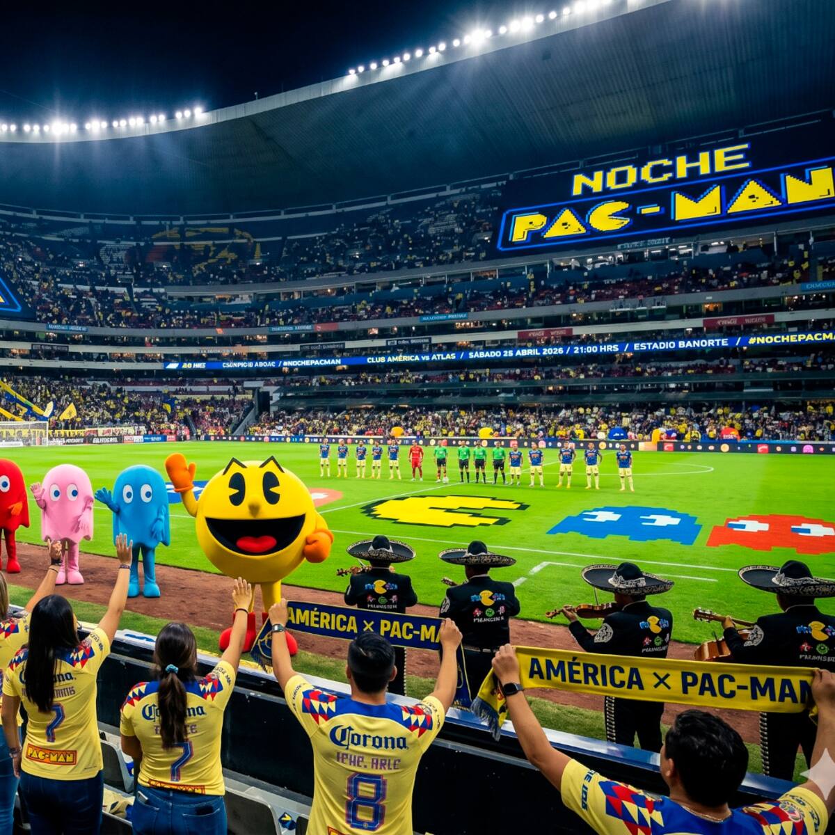 PAC-MAN y el Club América: Una alianza que une el gaming con el fútbol