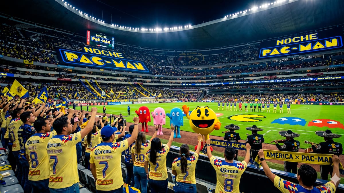 PAC-MAN y el Club América: Una alianza que une el gaming con el fútbol
