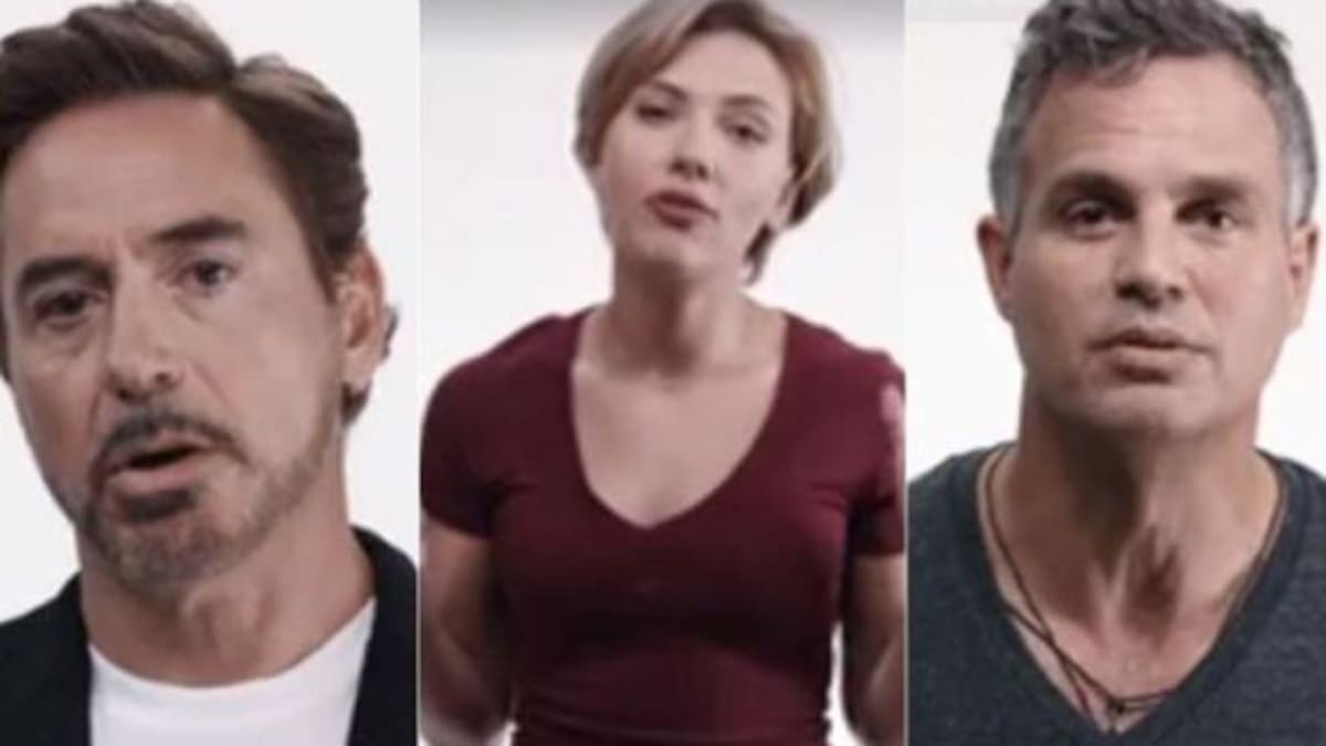 Los Avengers nos quieren salvar de Donald Trump con este video