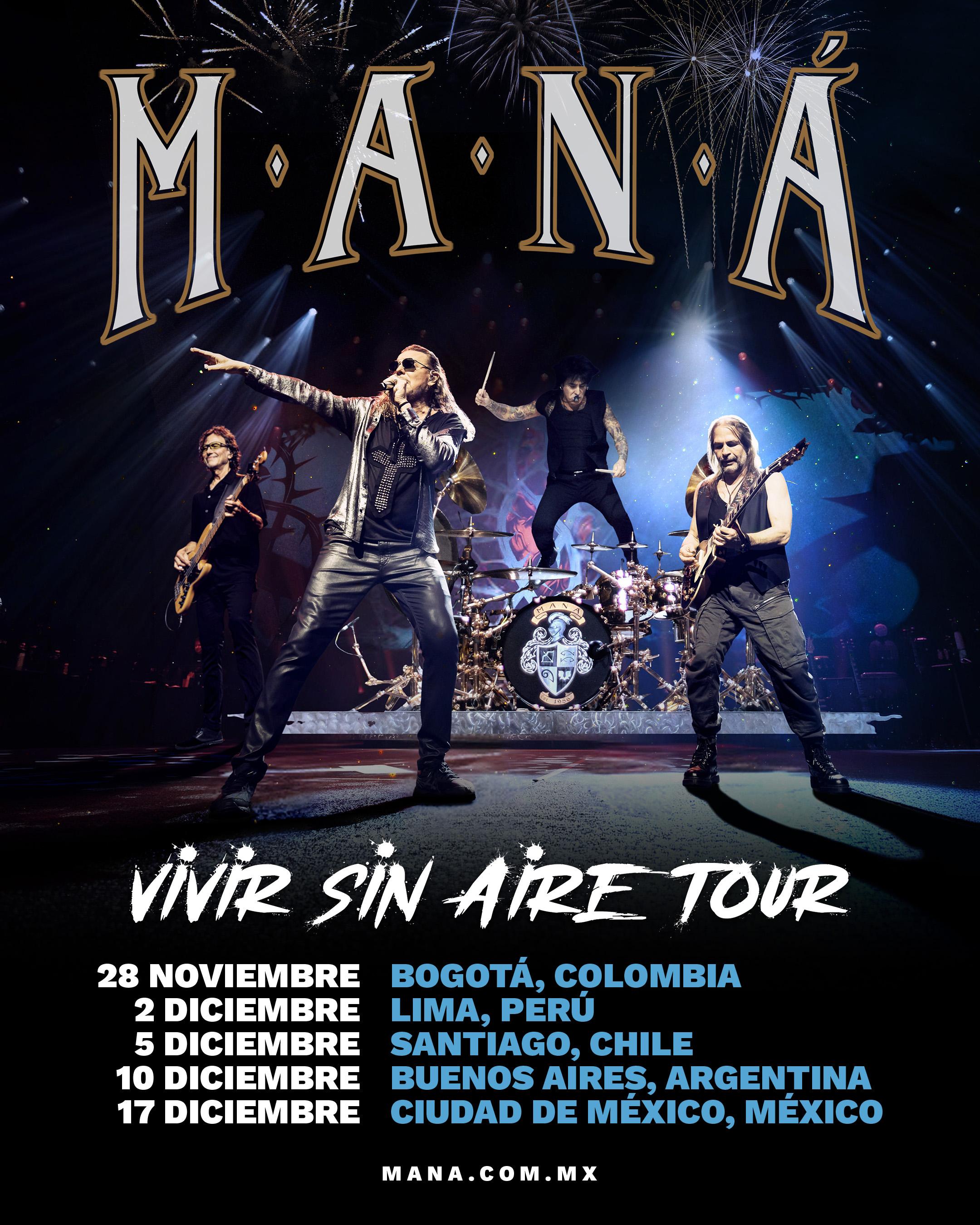 Maná anuncia su gira por Latinoamérica