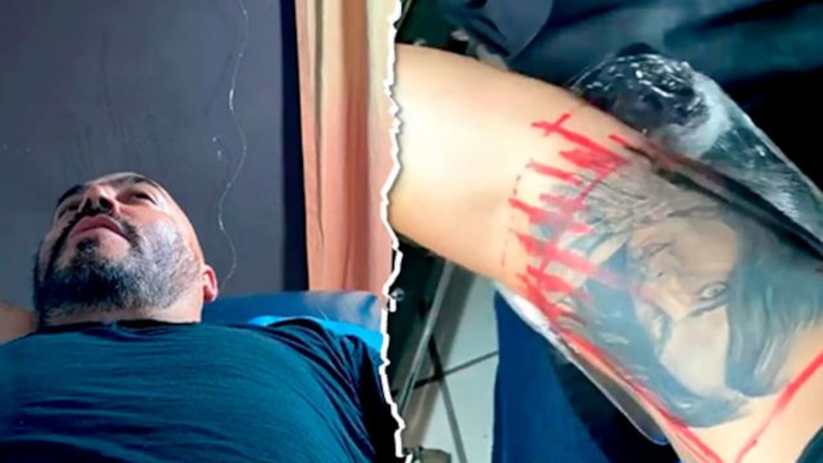Como un brochazo": Lupillo Rivera muestra cómo se quita el tatuaje de Belinda | Actualidad | LOS40 México