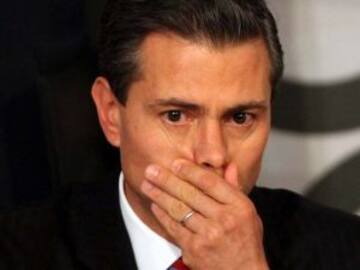 Peña Nieto sufre con el tiempo, otra vez