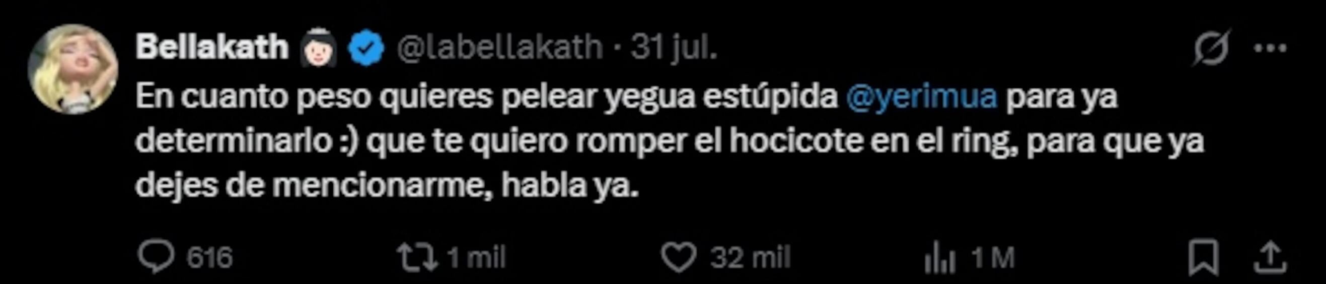 ¿Bellakath y Yeri Mua se enfrentarán en el ring?