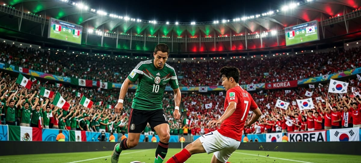 México contra Corea del Sur, pronóstico IA