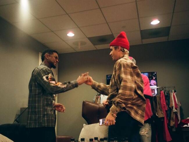 Usher y Justin bieber tienen varias cosas en común