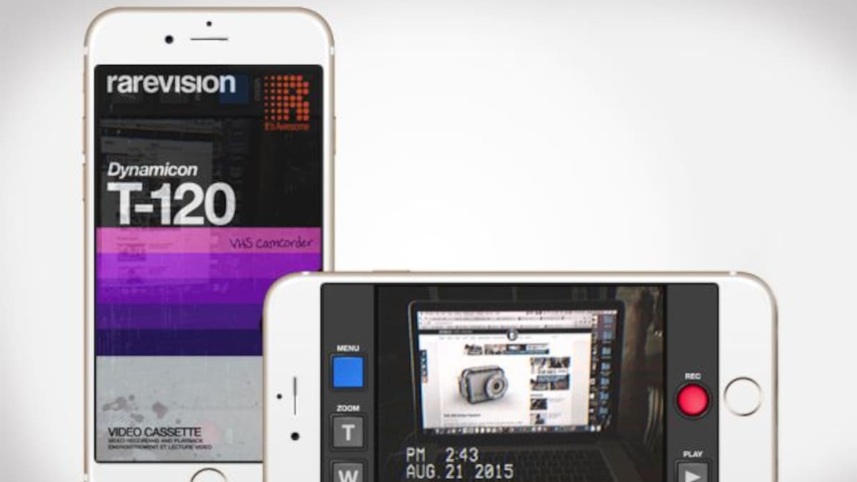 Dale un 'look' de VHS a tus videos con esta app