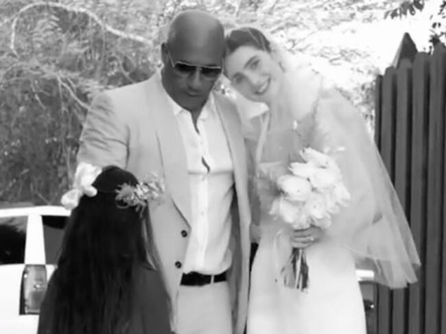 Vin Diesel acompañó a Meadow Walker al altar
