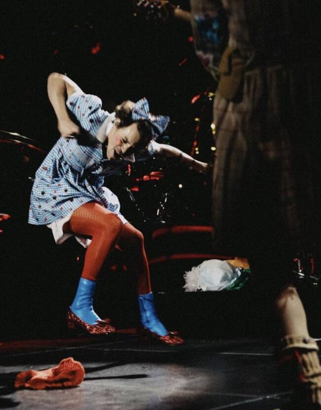 Harry Styles en el concierto Harryween que realizó en Nueva York