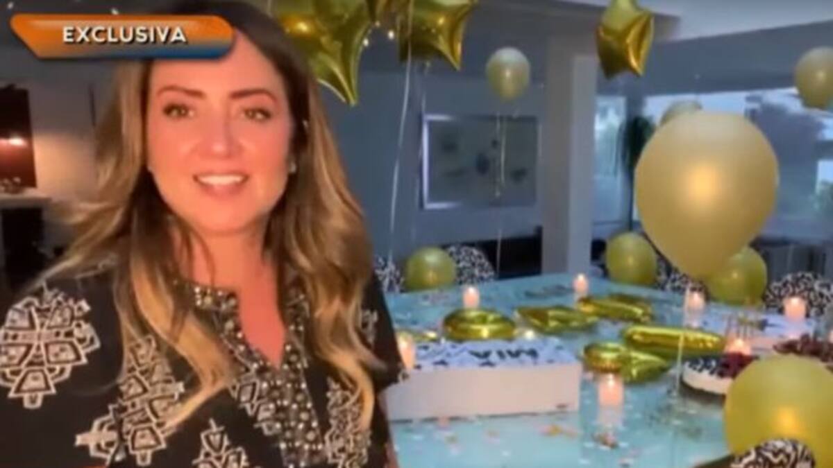 Andrea Legarreta celebra en medio de la pandemia, los XV años de su hija Mía