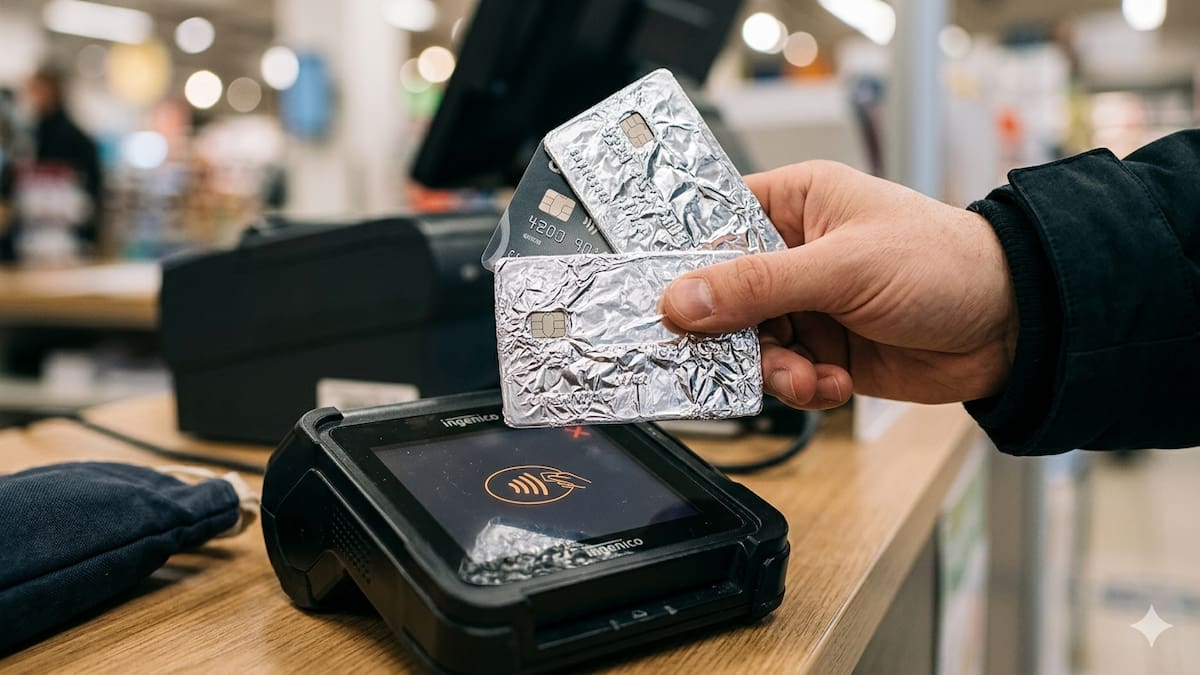 ¿Envolver en papel aluminio tus tarjetas bancarias realmente funciona contra el robo de datos y fraudes al utilizarla sin contacto?