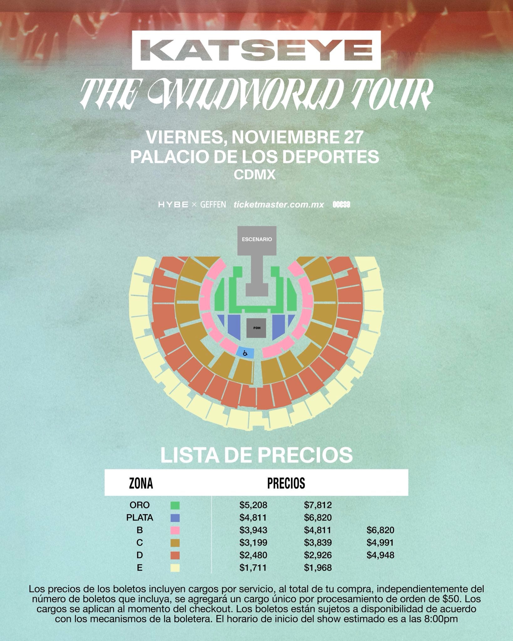 Precios para KATSEYE en México