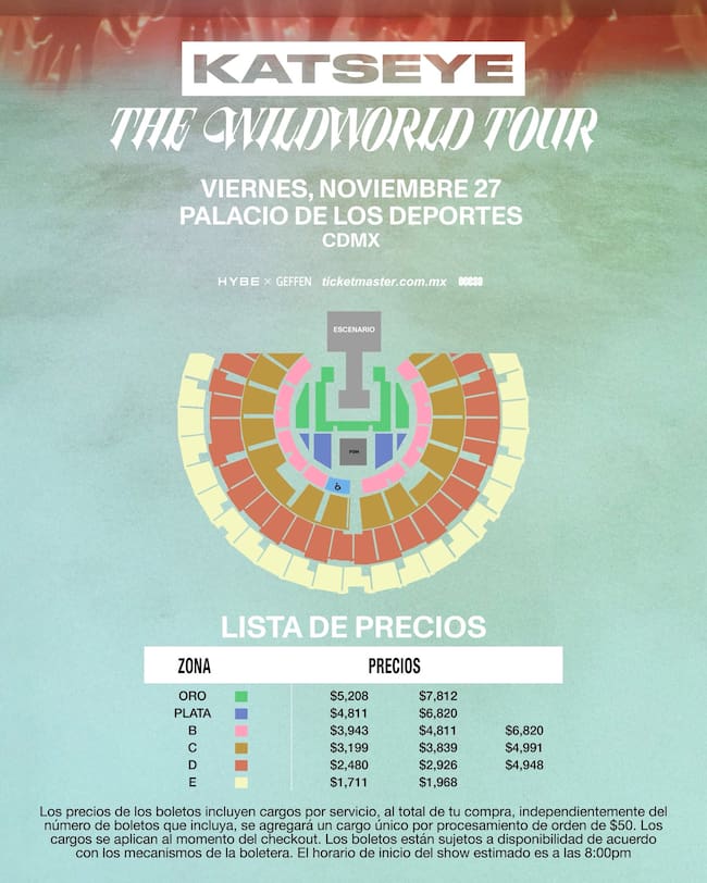 Precios para KATSEYE en México