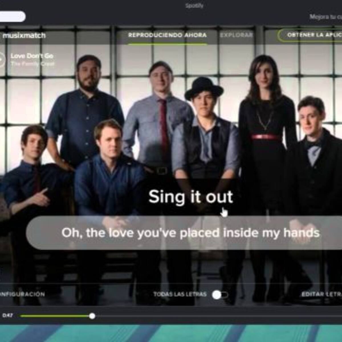 Spotify se transforma para ser ‘karaoke’
