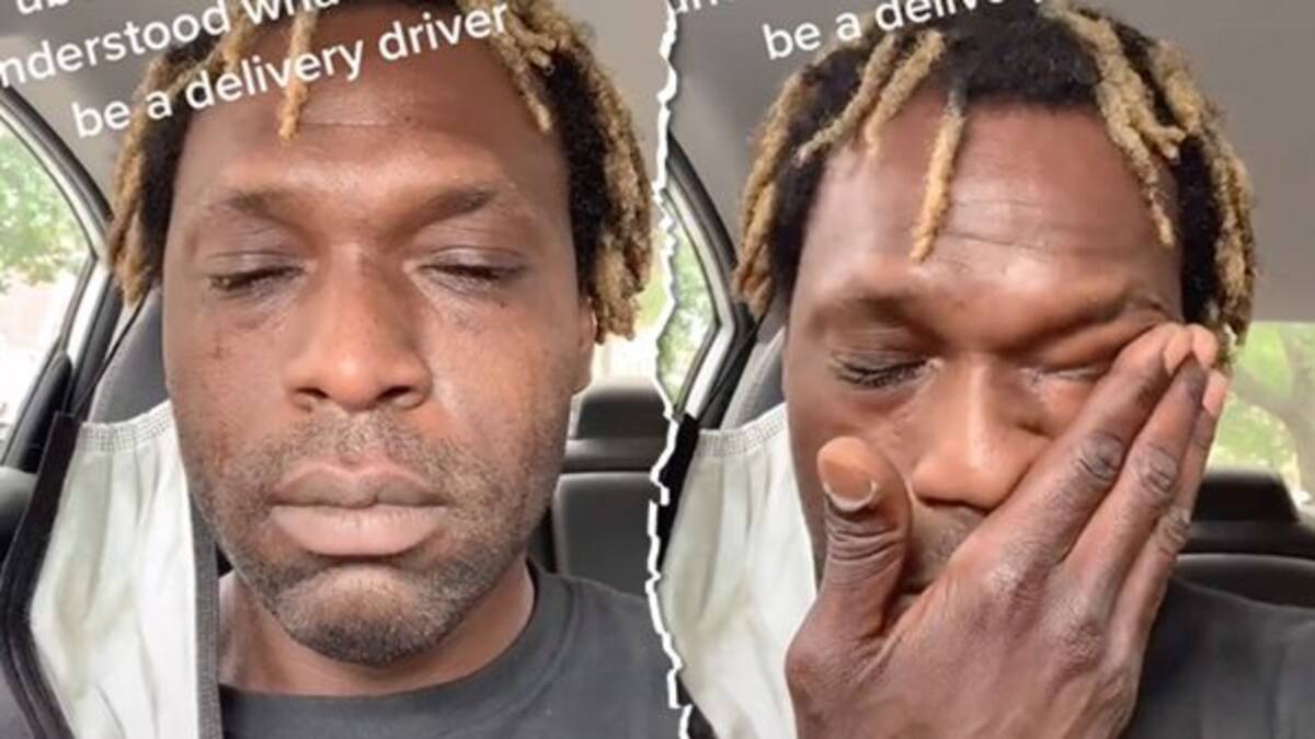 Repartidor de comida llora tras recibir 23 pesos de propina