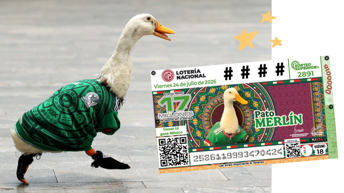 El Pato Merlín llega a la Loteria Nacional ¿Quién es y por qué se hizo tan famoso?