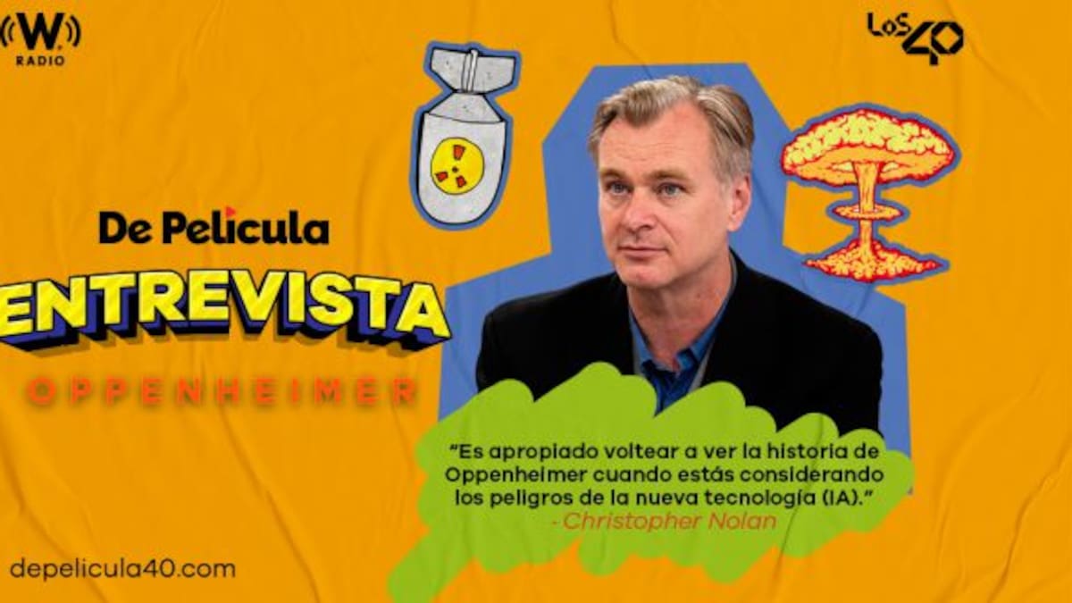 Platicamos EN EXCLUSIVA con Christopher Nolan sobre IA y bombas atómicas