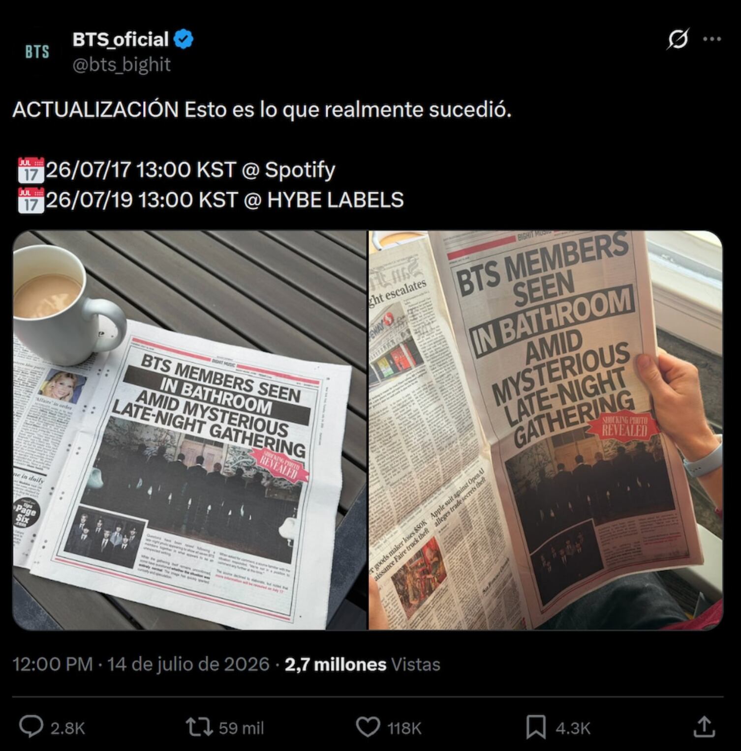 BTS estrenará "NORMAL"