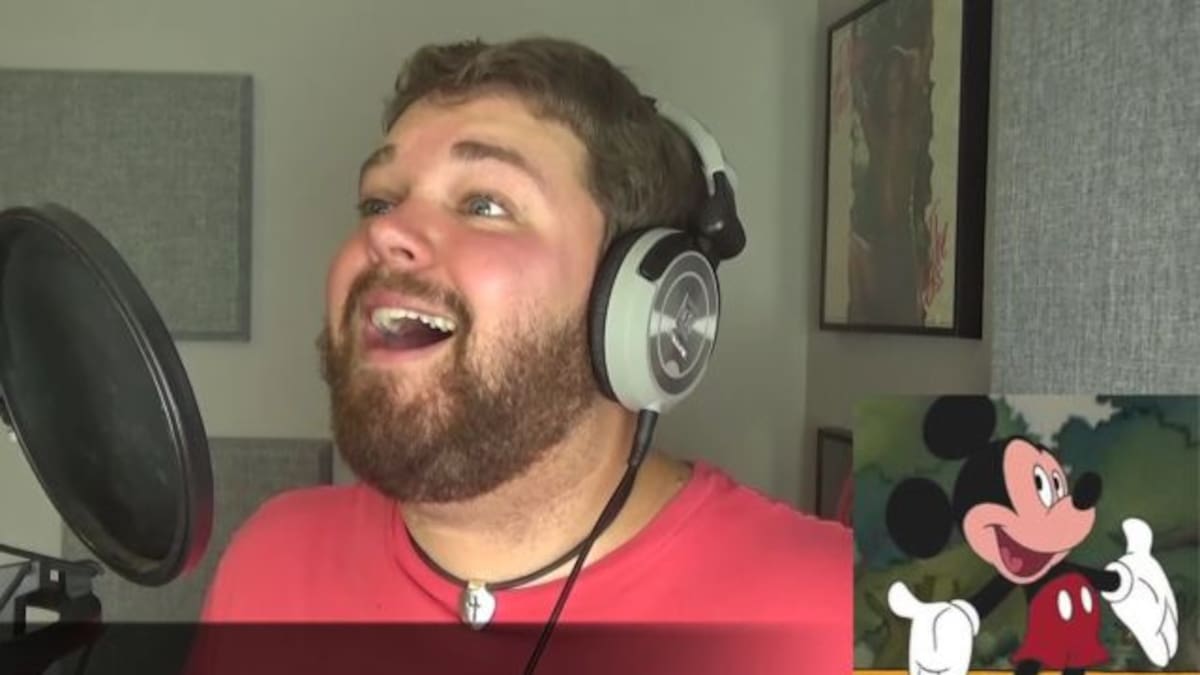 Este cantante sabe imitar cientos de voces de Disney