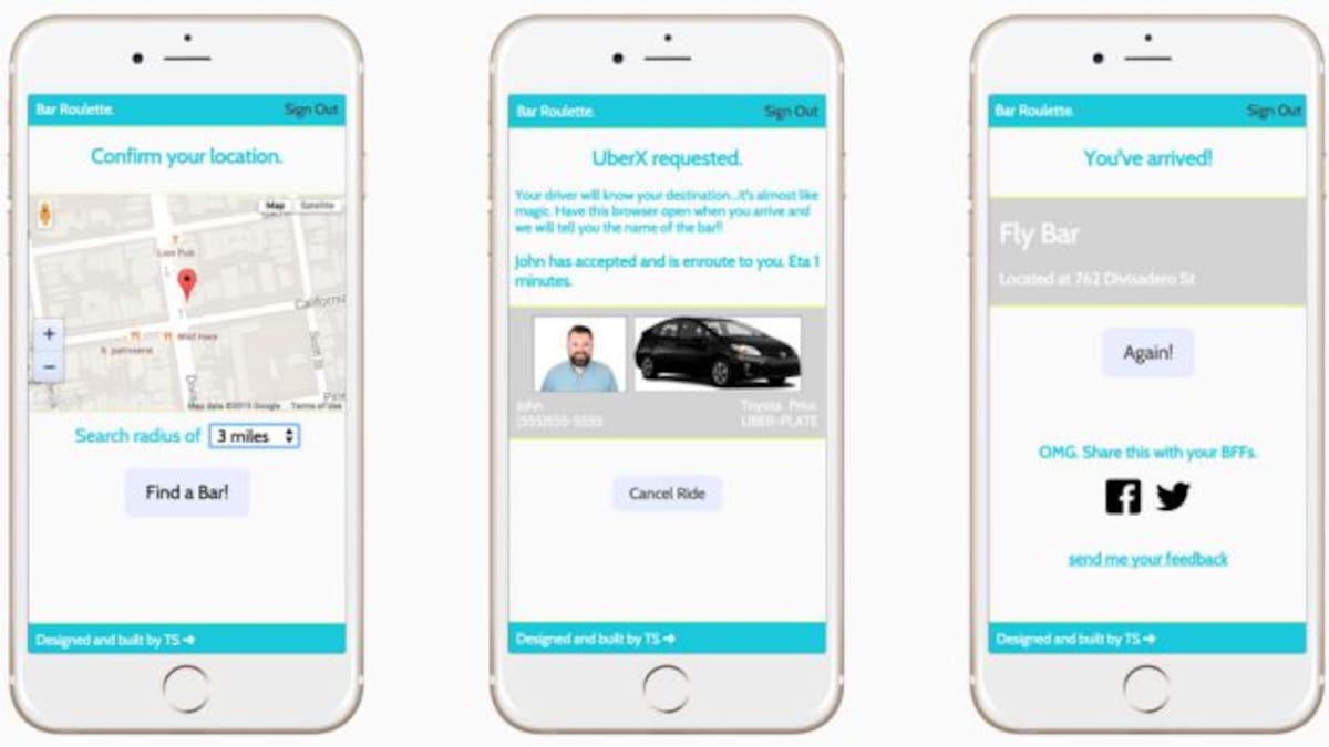 Bar Roulette una app que amarás