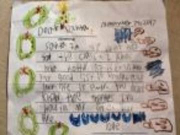 La carta de un niño a Santa que te sorprenderá