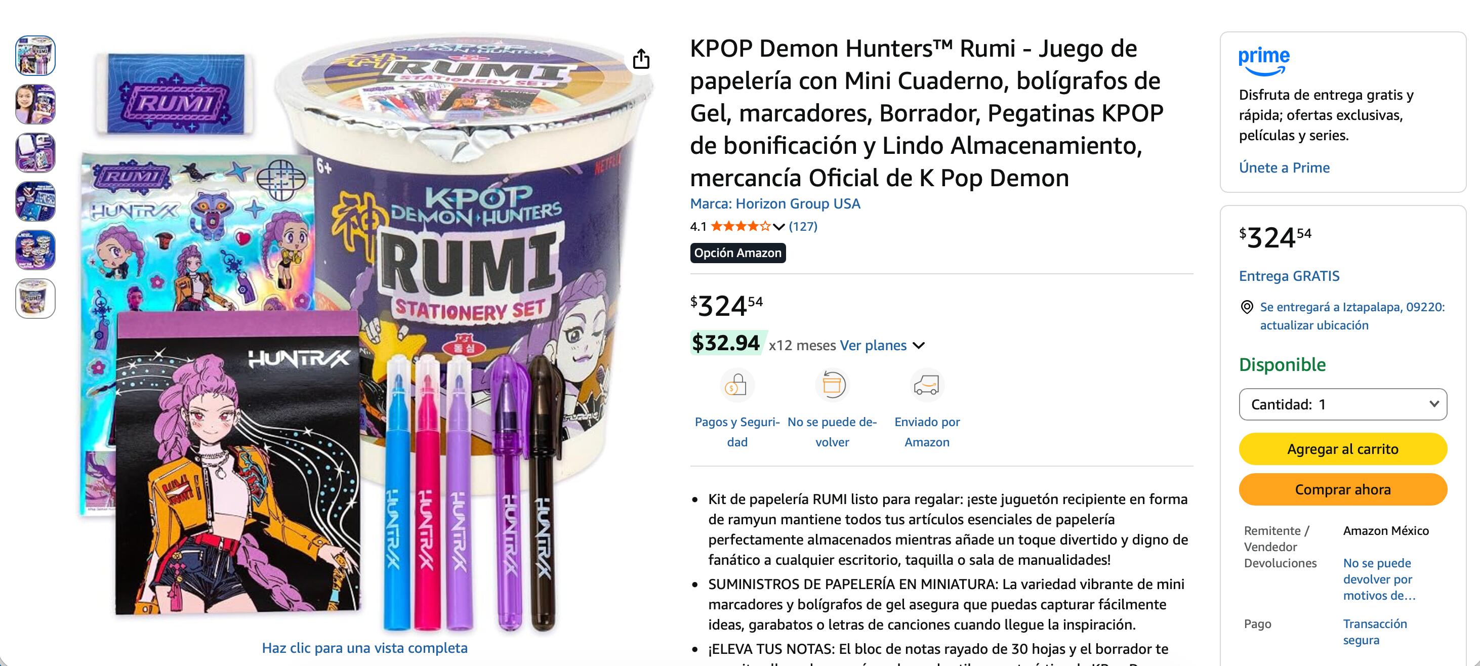 Kit oficial de las guerreras del KPOP