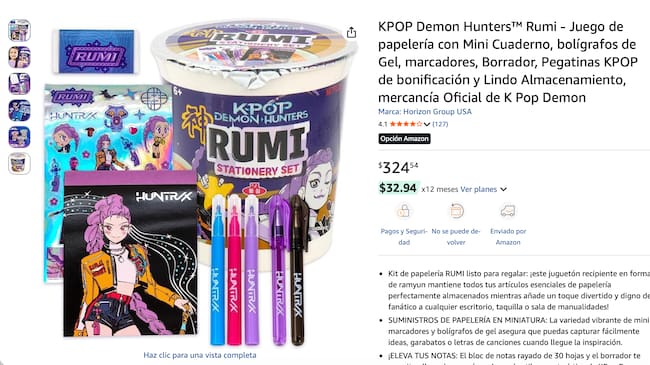 Kit oficial de las guerreras del KPOP