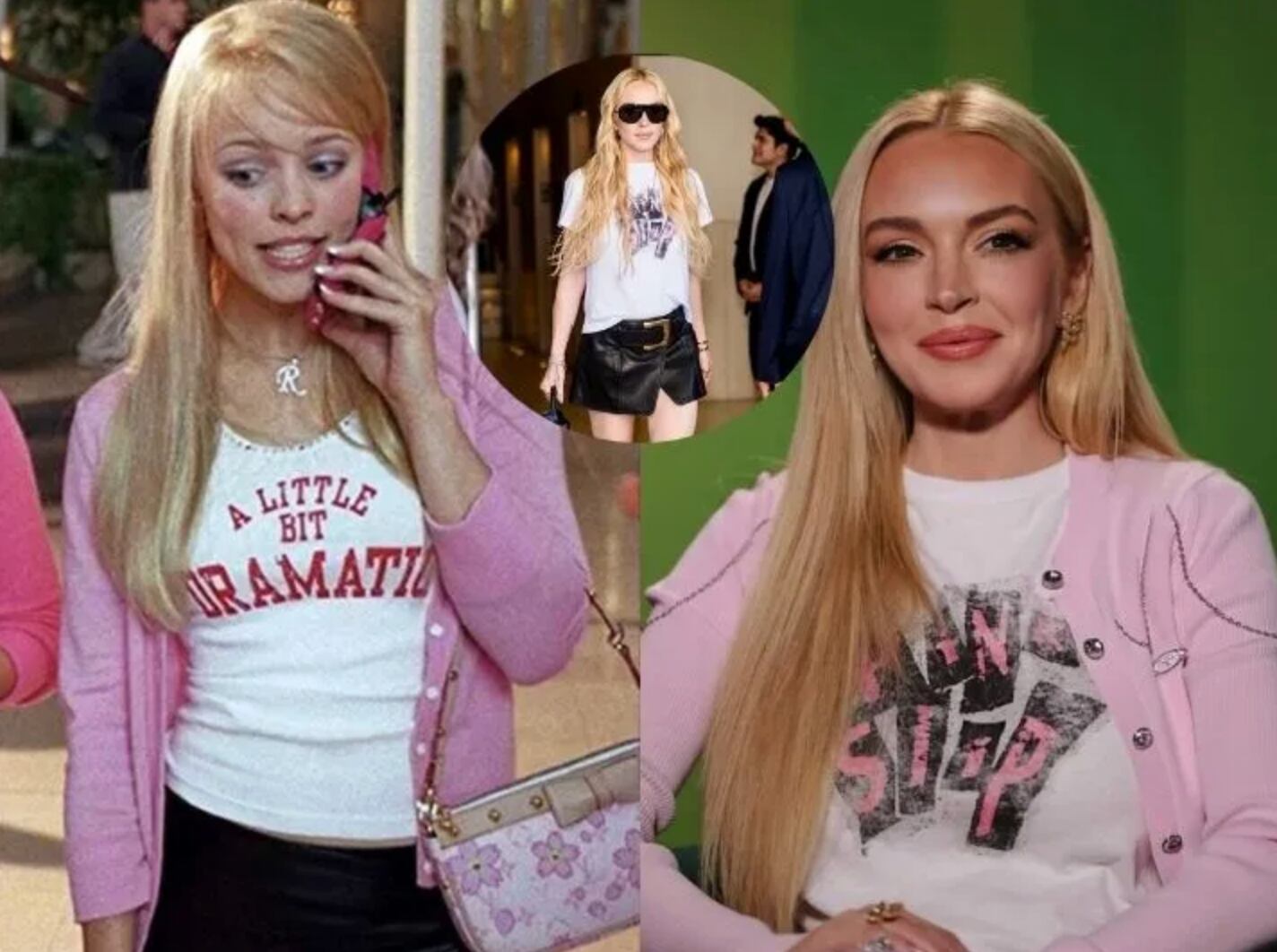 Lindsay Lohan usando un look de &quot;Chicas Pesadas&quot;
