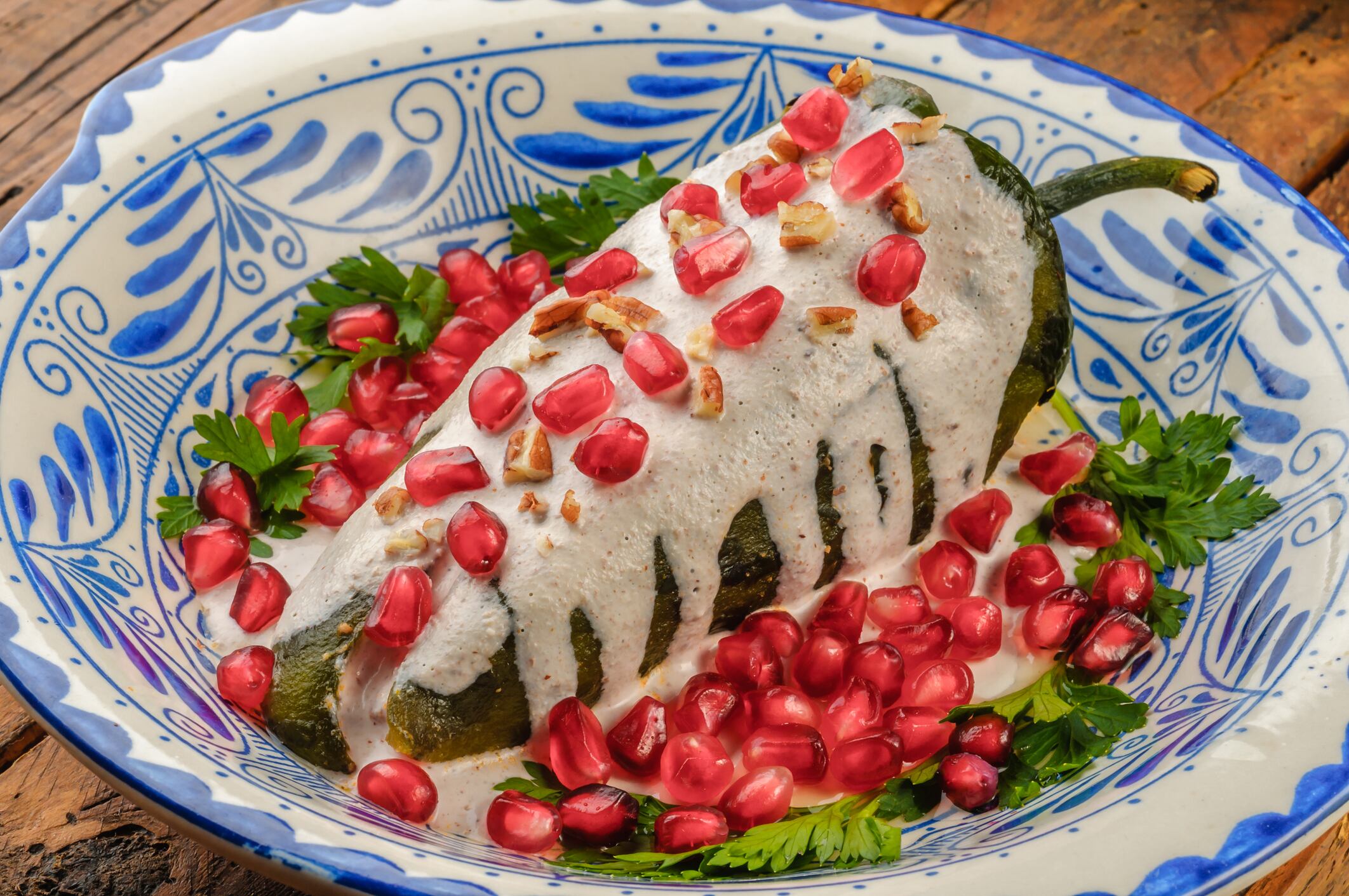 Chiles en nogada historia