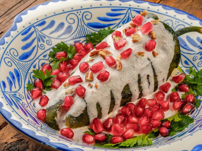 Chiles en nogada historia