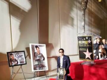 El mensaje de Chris Pérez tras develar la estrella de Selena en el Paseo de la Fama