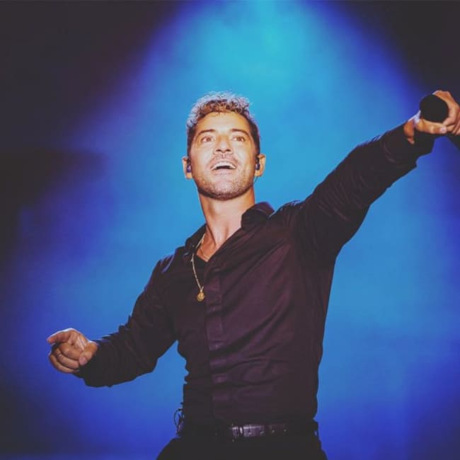 David Bisbal en su gira 'Íntimo 2020'