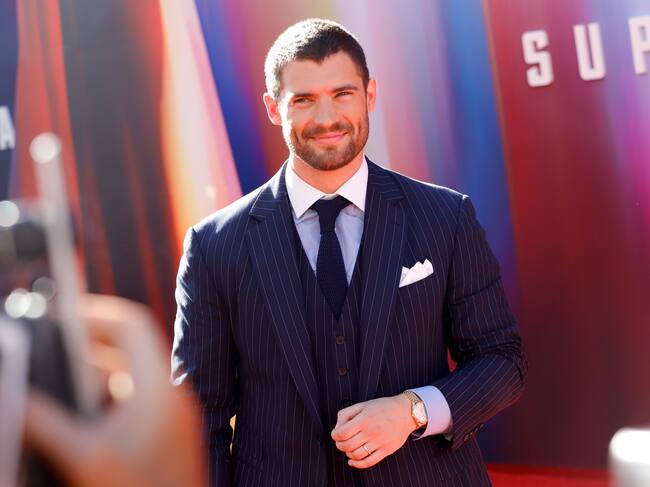 David Corenswet en la premiere de "Superman"