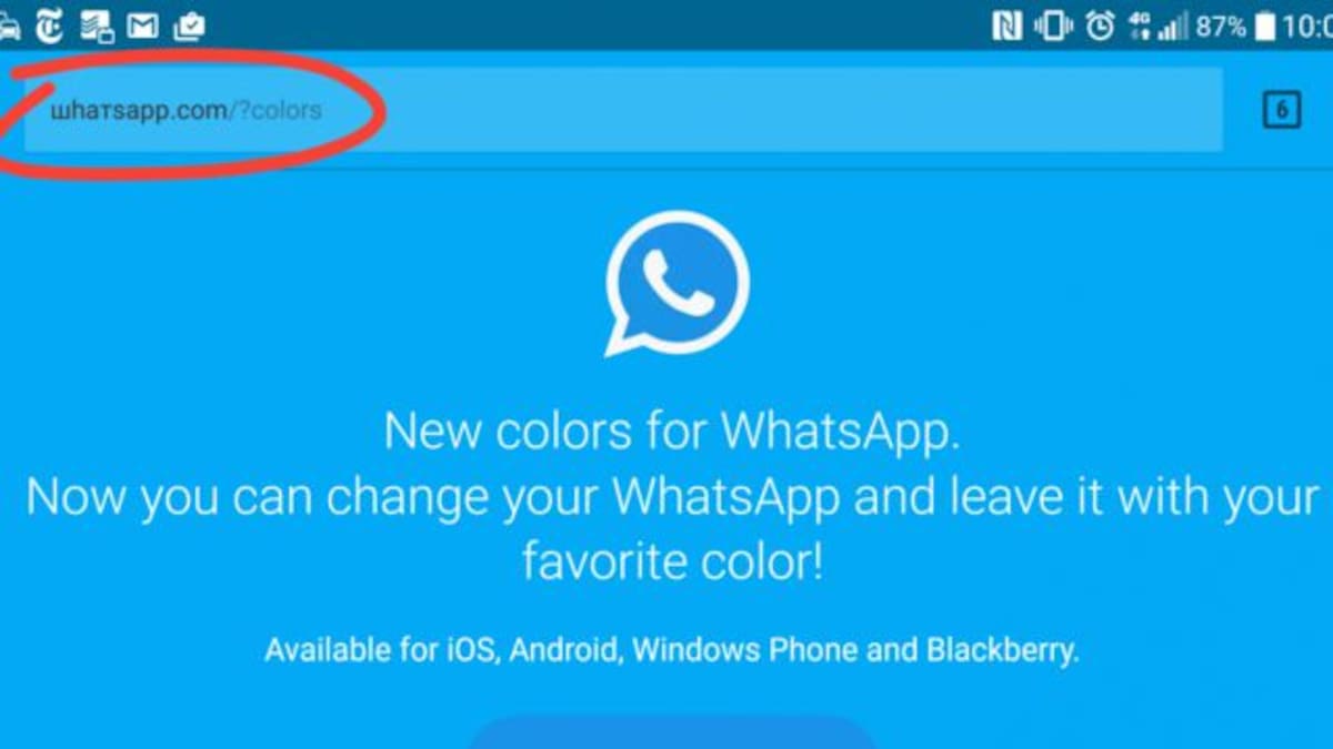 El fraude del "WhatsApp de colores"