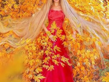 Rapunzel es real: Alena Kravchenko tiene 30 años sin cortarse el cabello