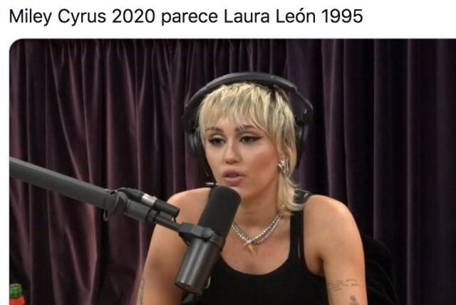 Comparan a Miley Cyrus con Laura León "La Tesorito"