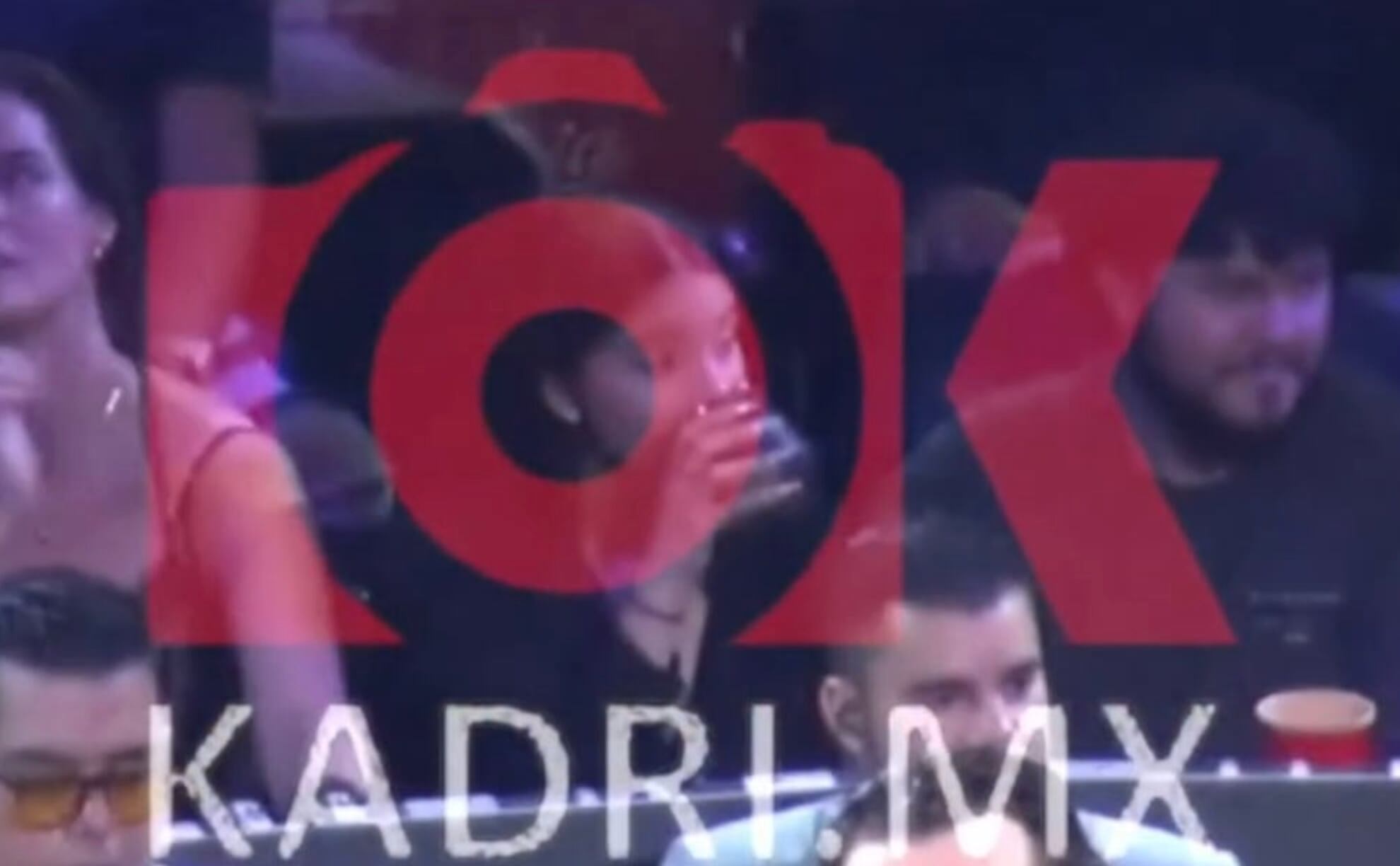 Ángela aguilar tomando