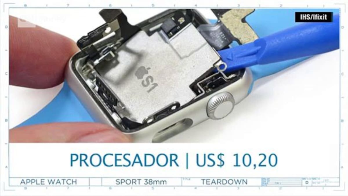¿Cuánto cuesta construir un Apple Watch?