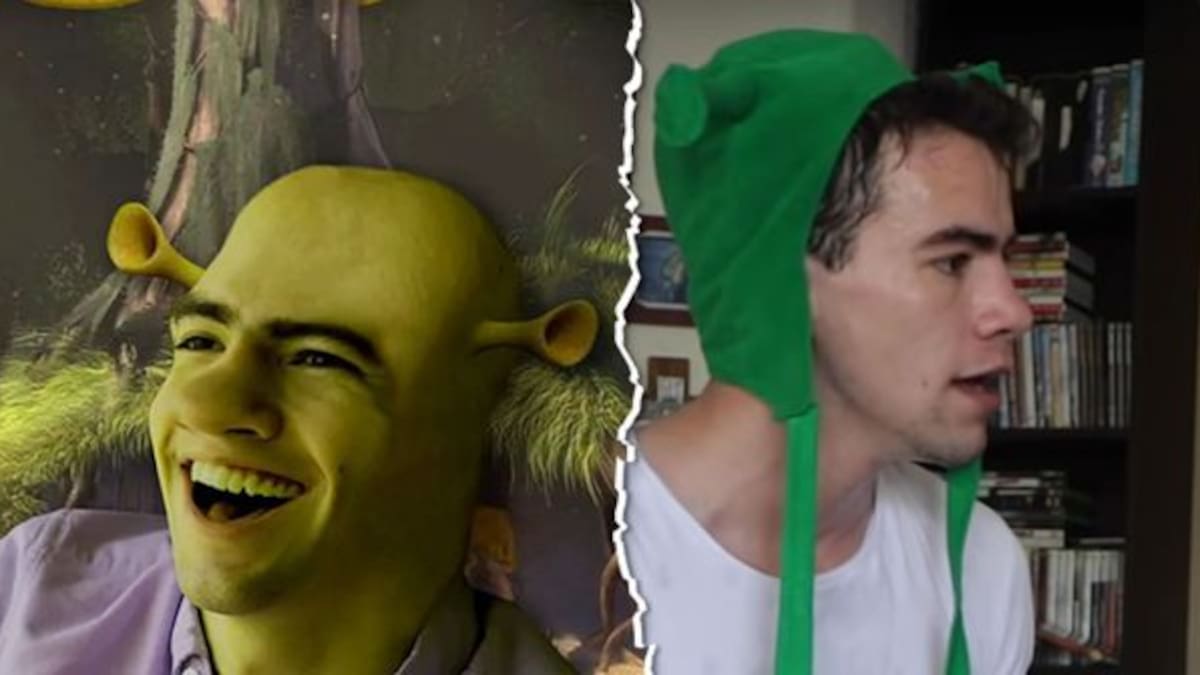 Tiktoker recrea toda la película de Shrek, el resultado se hace viral