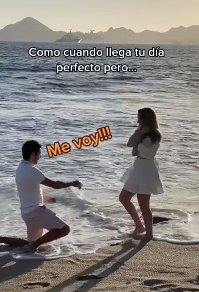 El anillo se le resbaló de las manos antes de que ella pudiera tomarlo